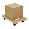 Vestil Tan Hardwood Dolly-Open Deck 900 lb Capacity Non-Marking 16 x 24 HDOF-1624-9-NM